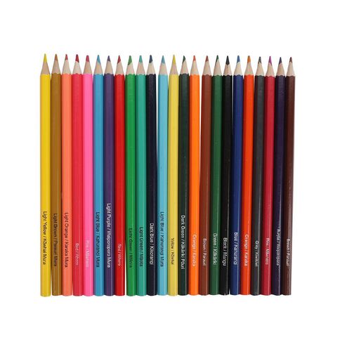 Kookie Te Reo Coloured Pencils Multi-Coloured 24 Pack | Warehouse ...