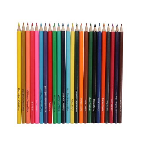 Kookie Te Reo Coloured Pencils Multi-Coloured 24 Pack