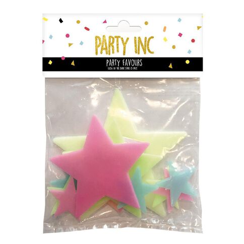 Party Inc Glow in the Dark Stars Mixed Assortment 15 Pack