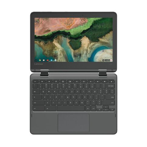 Lenovo 11.6in 300E Chromebook HD Intel Celeron N4020  4GB 32GB SSD Black