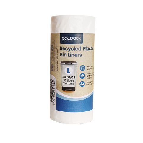 Ecopack Ocean-Bound Recycled Plastic Bin Liners Large