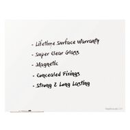 Boyd Visuals Magnetic Glass Board 1200 x 900