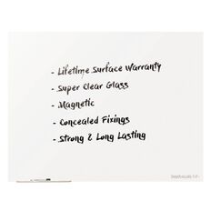 Boyd Visuals Magnetic Glass Board 1200 x 900