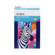 Kookie Paint By Numbers Zebra
