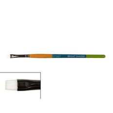 Princeton Snap Brush Short Handle Taklon Bright Shader 6 White