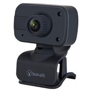 Bonelk USB Webcam Clip On 1080p Black