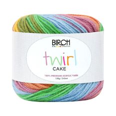 Birch Yarn Twirl Cake 100% Acrylic 150G Gentle Breeze
