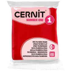 Cernit Polymer Clay No1 56g Xmas Red