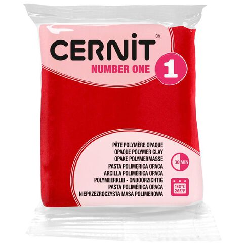 Cernit Polymer Clay No1 56g Xmas Red