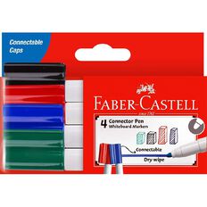 Faber-Castell Connector Whiteboard Marker PK4