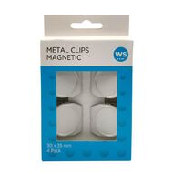 WS Metal Clip Magnetic 4 Pack