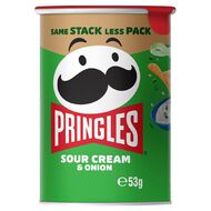Pringles Sour Cream & Chives Potato Chips 53g Pringles Sour Cream & Chives Potato Chips 53g