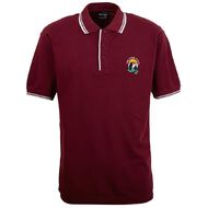 Maroon/White