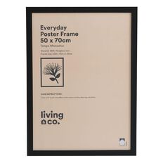 Living & Co Everday Poster Frame Black 50cm x 70cm