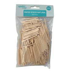 Uniti Matchsticks Natural 500 Pack