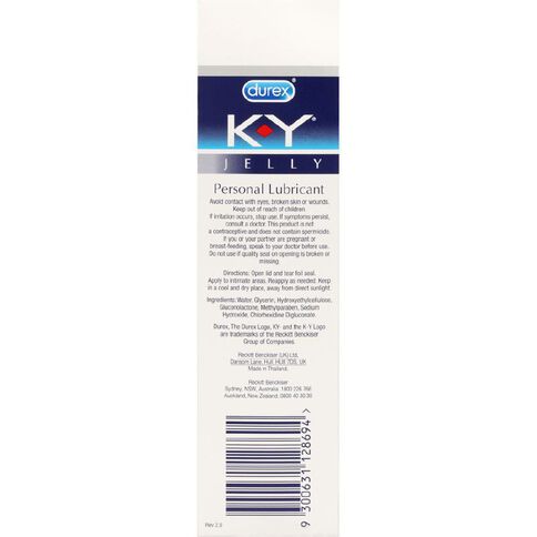Durex K-Y Jelly Lubricant 100g