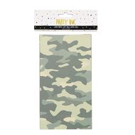 Party Inc Camo Paper Loot Bags with Seals 12cm x 22cm 8 Pack