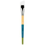 Princeton Snap Brush Short Handle Taklon Angle Shader 3/4 White