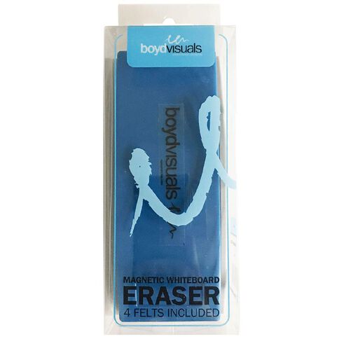 Boyd Visuals Magnetic Whiteboard Eraser White