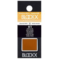 BLOCKX Watercolour Half Pan S1 113 Ochre Gold Gold