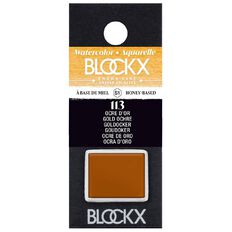 BLOCKX Watercolour Half Pan S1 113 Ochre Gold Gold
