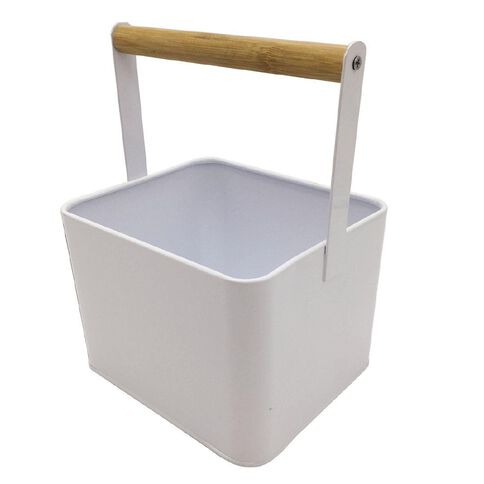 Living & Co Peg Storage Tin White
