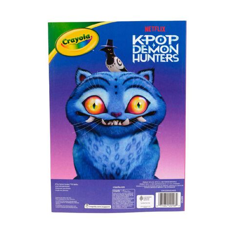 Crayola K-Pop Demon Hunters Colouring Book 96 Page