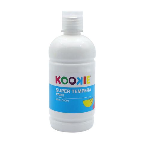 Kookie Super Tempera Paint White 500ml