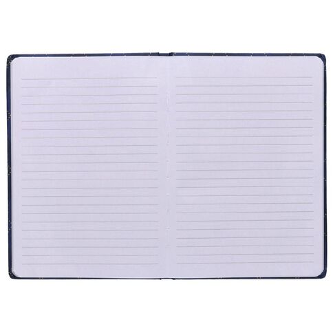 Uniti Stationery A5 Tartan Navy Notebook