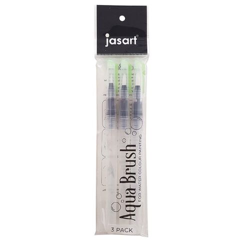 Jasart Aqua Pen Brushes 3 Pack