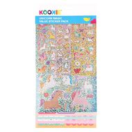 Kookie Sticker Value Pack 8 Sheet Unicorn Magic