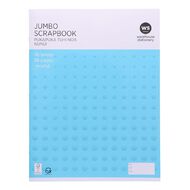 WS Jumbo Scrapbook 395mm x 300mm Unruled 28 Leaf Blue Blue Mid