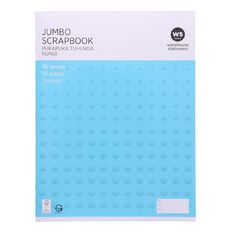 WS Jumbo Scrapbook 395mm x 300mm Unruled 28 Leaf Blue