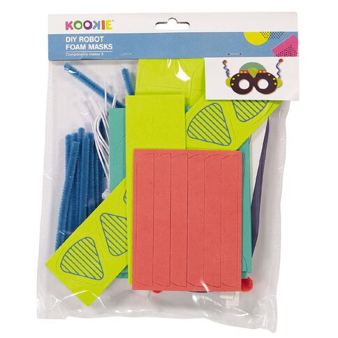 Kookie Accessory Pack Robot Foam Fun Glasses