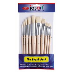 Jasart Paint Brush Short 10 Pack