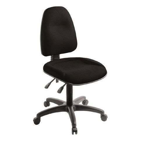 Eden Spectrum Heavy Duty 200kg 2 Lever Highback Ergonomic Chair Black