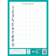 Warwick My Maths Book 1 Unruled 64 Page Teal
