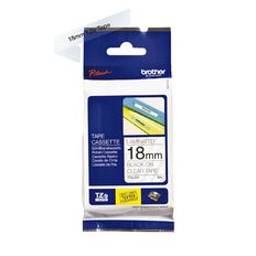 Brother TZE141 Label Tape Black On Clear 18mm