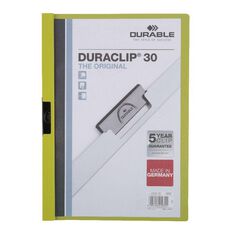 Durable Report Cover 30 Sheet Green