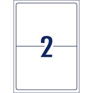 Avery Internet Shipping Labels 10 Pack 2 Per Sheet