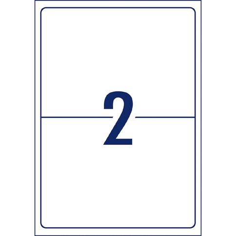 Avery Internet Shipping Labels 10 Pack 2 Per Sheet