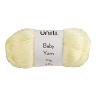 Uniti 4-ply Baby Acrylic Yarn Yellow Mid 50g