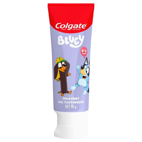 Colgate Kids' Junior Bluey Toothpaste Mild Mint Gel 90g
