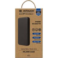 INTOUCH iPhone 7/8/SE Milano Wallet Case Black