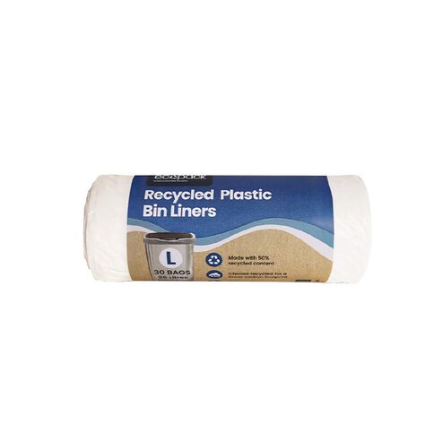 Ecopack Ocean-Bound Recycled Plastic Bin Liners Large