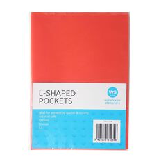 WS Colour Pop L-shaped Pockets Orange Mid 10 Pack