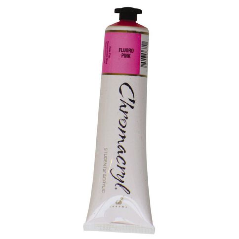Chromacryl Acrylic Paint Fluoro Pink 75ml