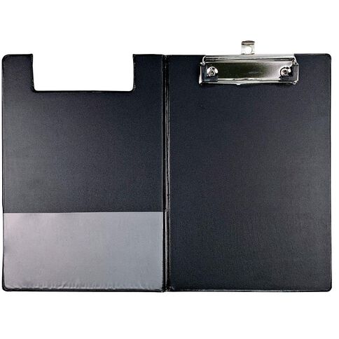 WS Clipboard Double PVC Black A5