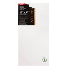 Jasart Gallery 1.5 inch Thick Edge Canvas 15in x 30in White