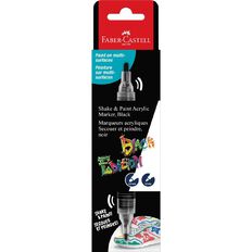 Faber-Castell Black Edition Shake and Paint Marker Black